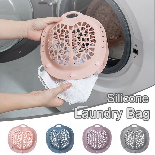 Bra Laundry Bag Washing Machine Anti Deformation Protective Silicone Underwear Care Drying 241223