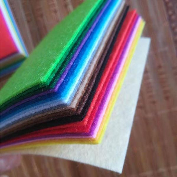 1 Sheet Nonwoven Needlework Felt Fabric DIY Patch Patchwork Sewing Dolls Crafts Scrapbook Material DIY Quilting Felt 2mm Thick