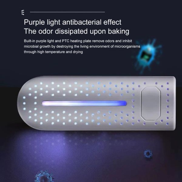 Folding Fast Dryer Heater Adjustable Deodorizer Dehumidify Device with Light USB Charging for Shoes-Gloves-Hats-Socks-Ski Boots