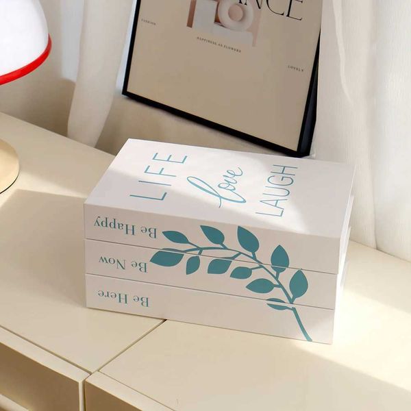 3Pcs Luxury Decoration Fake Books Home Decor Fake Book Coffee Table Book Night Stands Ornaments Hotel Books M240903