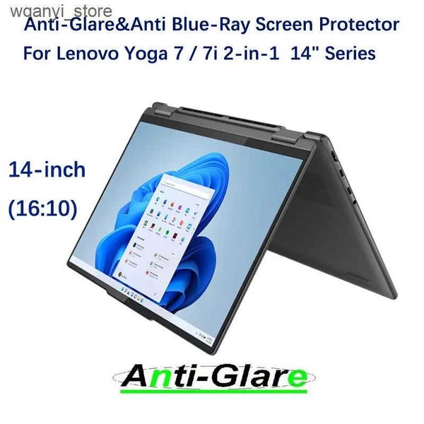Tablet PC Screen Protectors 2X Ultra Clear-Anti-Glare-Anti Blue-Ray Screen Protector Guard Cover for Lenovo Yoga 7 -7i 2-in-1 (14 Gen 9) Lap