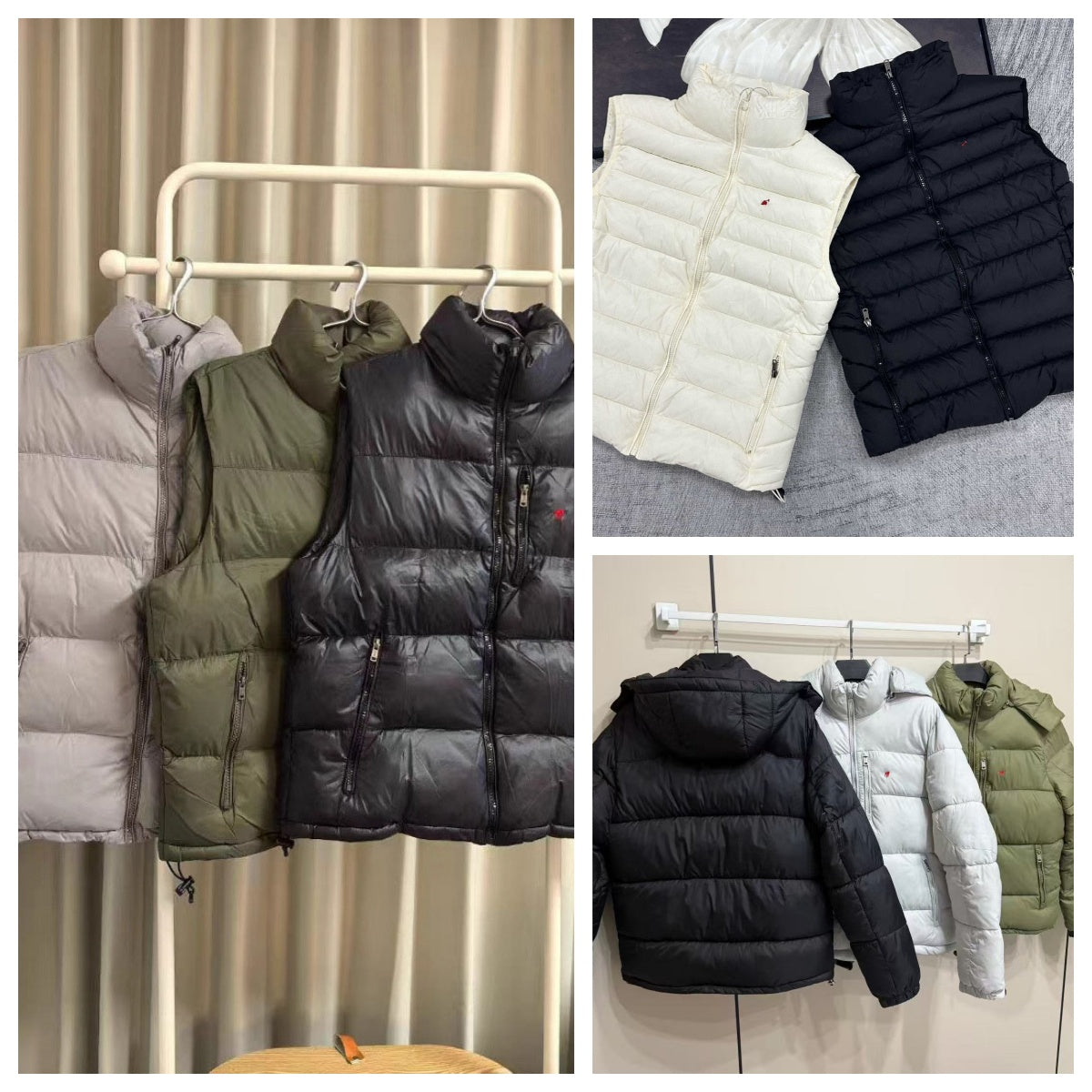 Designer Men Puffer jacket Men Women polo Horse embroidery coat Cotton jacket vest Thickened Winter jacket fashion casual winter coats polo jackets