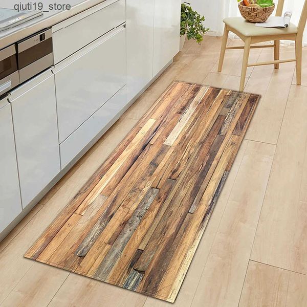 Bath Mats Kitchen mats bedrooms living rooms carpets entrance doors family corridors balconies absorbent floor mats wooden patterns anti sli