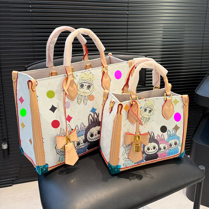 Flower Women s Designers Bags Leather Totes Handbag Wallets Purse Card Holder pouch Laptop Messenger Bag 36-24cm