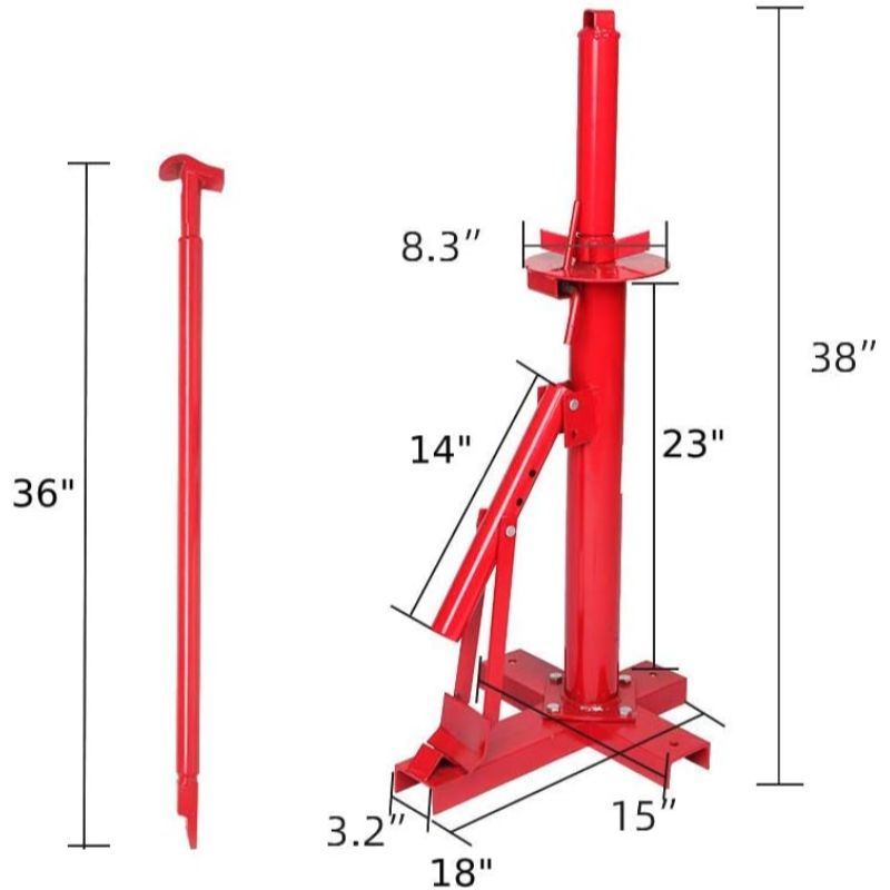 TEMU Manual Tire Changer, Portable Hand Bead Breaker Mounting Tool For 8” To 16” Tires, For Home Garage Small