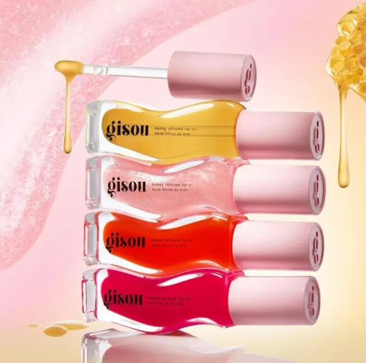 Gisou Lip Makeup Lip Oil Moisturizing Lipgloss Coconut Frost Honey Gold Mango Passion Punch Strawberry Sorbet Watermelon Sugar 02222