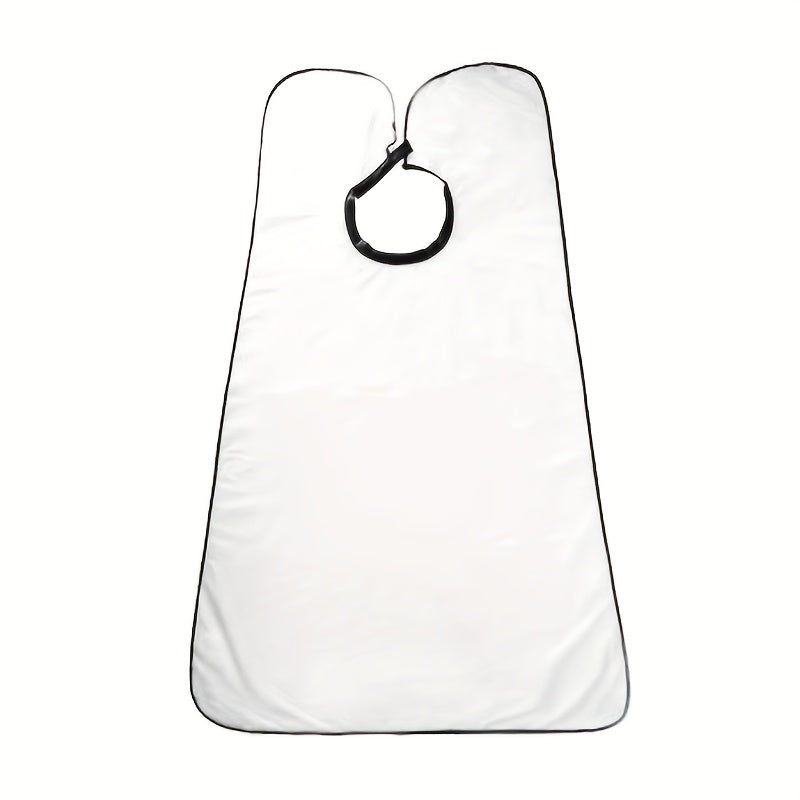 TEMU Beard Apron With Suction Cups, Beard Apron For Shaving, Beard, With 2 Suction Cups, Men' Accessories, Gifts For Men, Husbands And Fathers, White