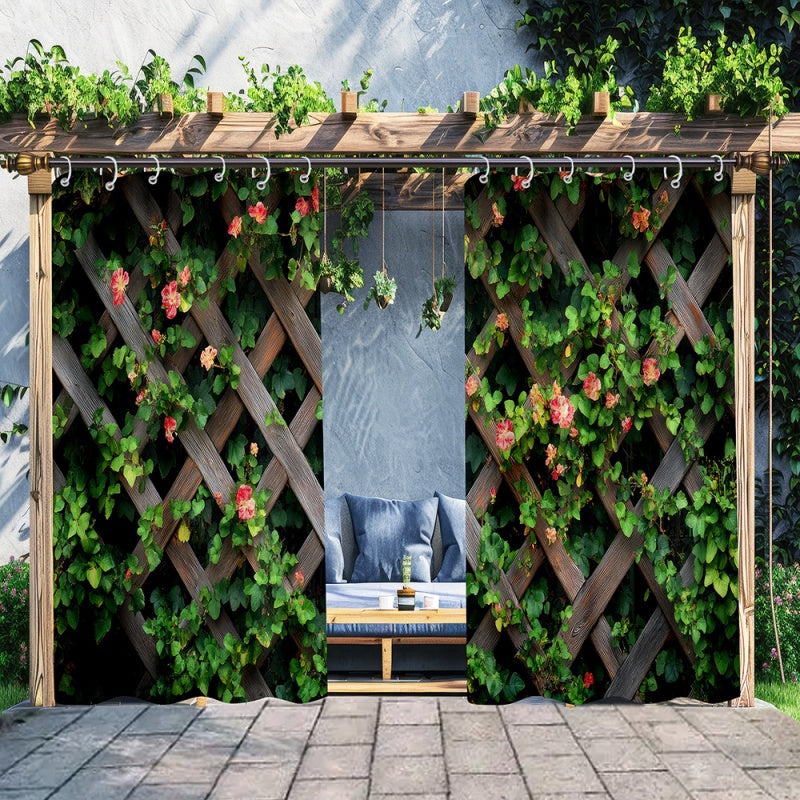 Shower Curtains with Water-resistant Design - Ideal For Indoor & Outdoor Use