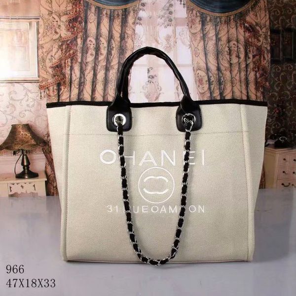 10A Women Luxury Handbags Designer Beach Bag Top Quality Fashion Knitting Purse Shoulder Large Tote With Chain Canvas Shopping bag