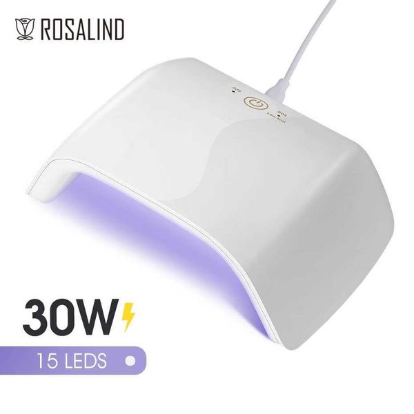 ROSND 15 LED Bbs 30W UV-LED nail lamp used for gel nail polish polishing handle Chinese nail art salon fast drying nail dryer M241123