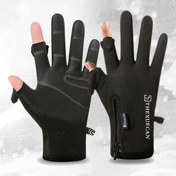 Ski Gloves Winter Fishing Ski Gloves for Men Woman Waterproof Touch Screen Full Finger Glove Outdoor Sport Cycling Driving Snowboard Glove z