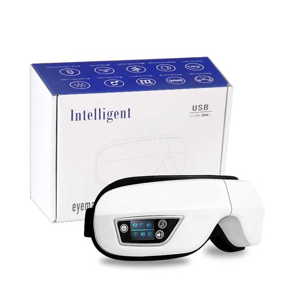 Electric eye massager 6D intelligent airbag vibration Bluetooth hot compression massage relaxation fatigue relief eye care instrument W24121