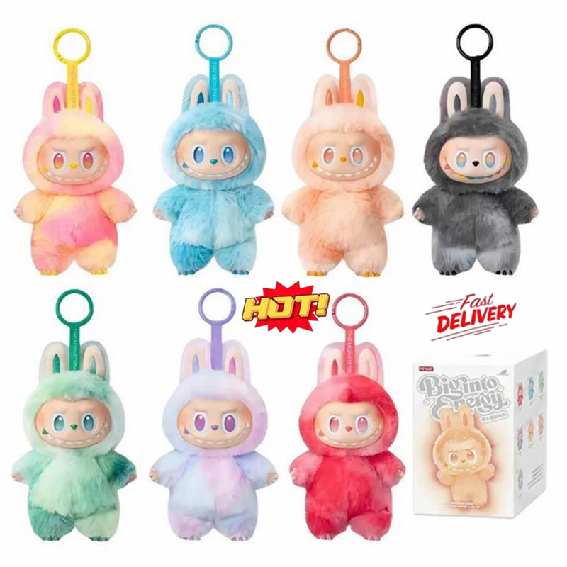 Labubu full series blind boxes V1 V2 V3 cute plush toys decorative accessories dolls Plush Keychain high-quality