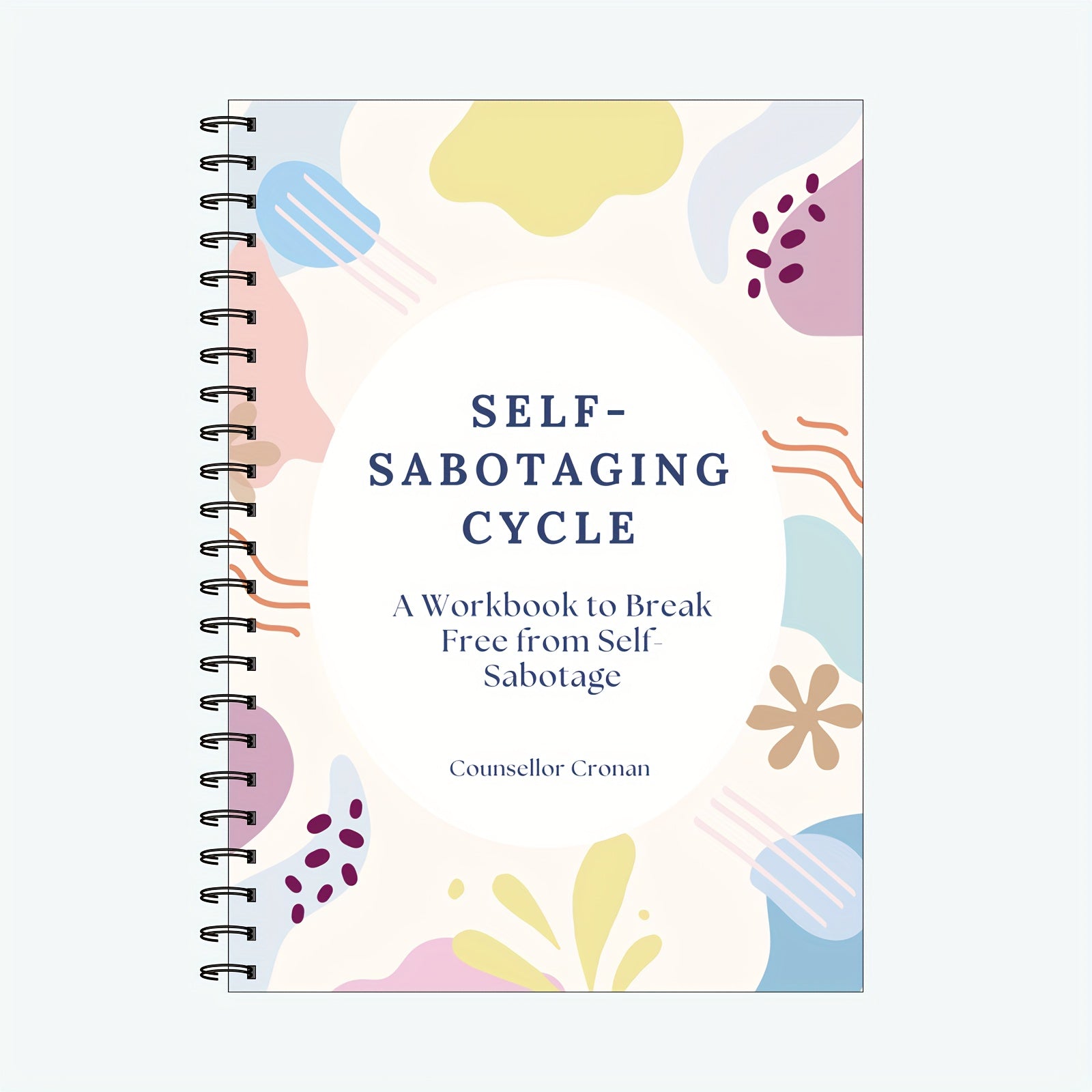 TEMU Self-sabotaging Cycle Workbook: 45-page Spiral Notebook With Cbt Relaxation Exercises & Journal Prompts For Emotional , Relationships & – Ideal