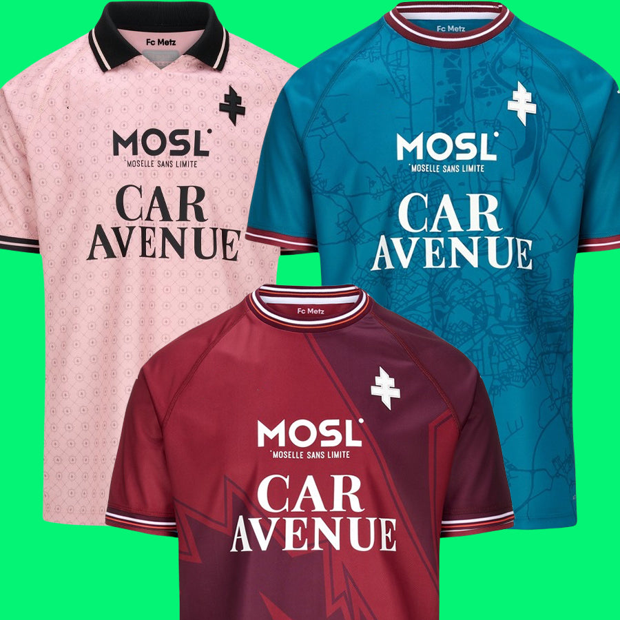 Maillots 24 25 FC METZ Soccer JerseyS MAZIZ 2024 2025 MIKAUTADZE JALLOW GUEYE JOSEPH NIANE HOME DANLEY ELISOR FOOTBALL SHIRTS maillot de foot