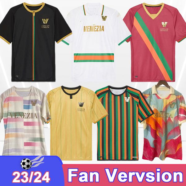 2023 24 Venezia TESSMANN Mens Soccer Jerseys JOHNSEN POHJANPALO NOVAKOVICH Home Away GK Pre-match suit 2024 Concept Version Football Shirts