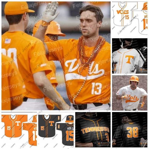 Baseball Jerseys Custom Tennessee Volunteers Baseball Jersey Women Youth Men WhiteDouble Stitched Name and Number