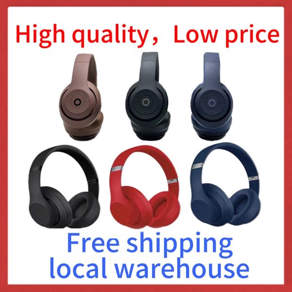 Studio Pro Headsets 3 wireless headphones Earphones Bluetooth Noise cancelg beat headphone sports headset Head Wireless Mic Headset Foldable