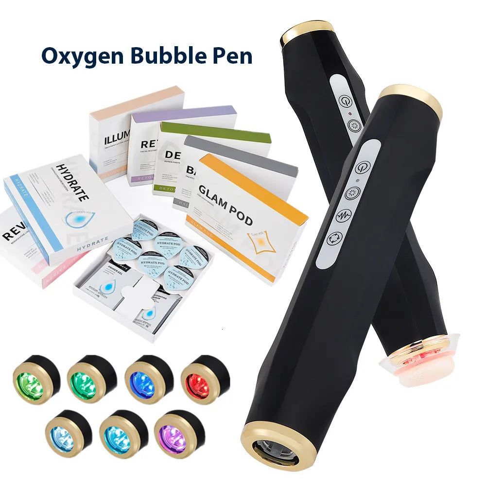 Oxygen Bubble Pen CO2 Portable Facial Machine Gel Skin Care Device SPA Beauty 240222
