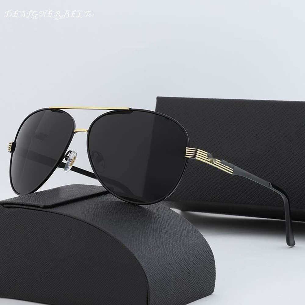 New Women&#039;s Designer Sunglasses for Men Luxury Metal Full Frame Toad Mirror Multi functional Sunglasses for Women Outdoor Light Blocking UV400