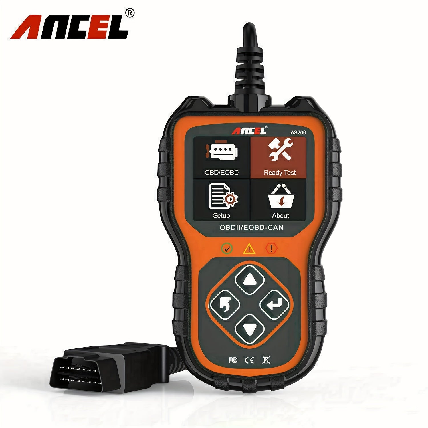 TEMU Ancel As200 Scanner Code Reader Automotive Diagnostic Tools Engine Check Car Scanner Professional Auto Diagnostics