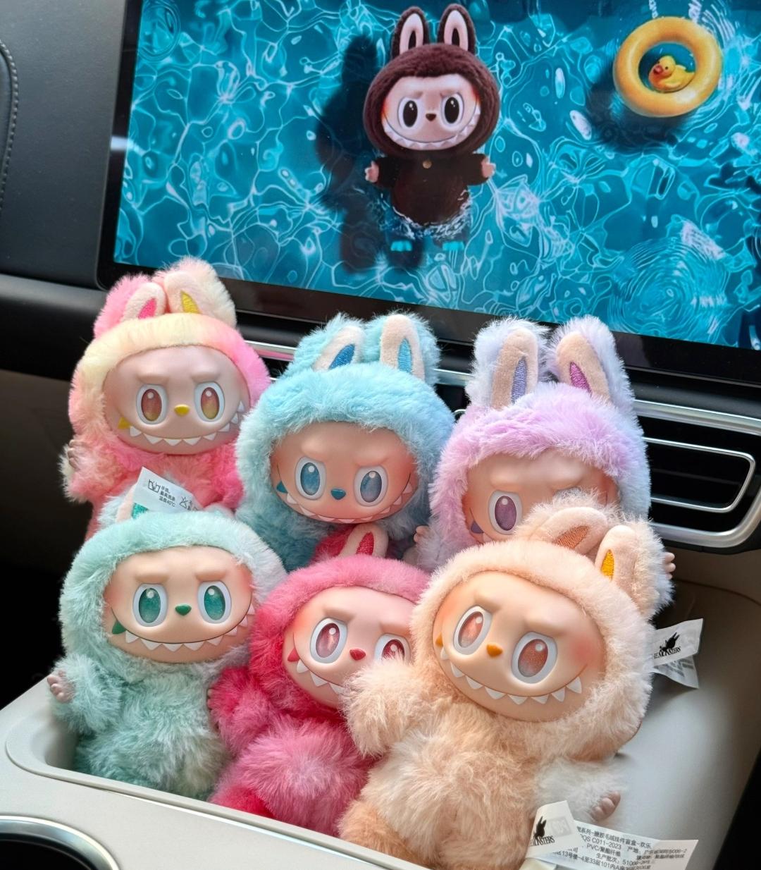 High qulity Labubu V3 V2 V1 Monsters Big Into Energy SeriesBlind Box Kawaii Figure Face clothesDoll Keychain Decor Gift blind bag doll for children