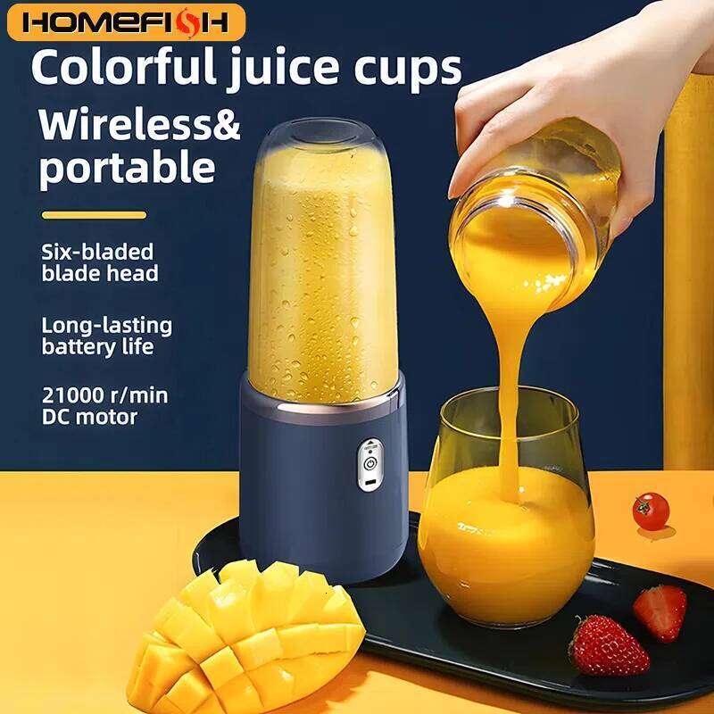 Portable 400ml Electric Juicer USB Charging Lemon Orange Fruit Juicing Cup Smoothie Blender hine 2cups