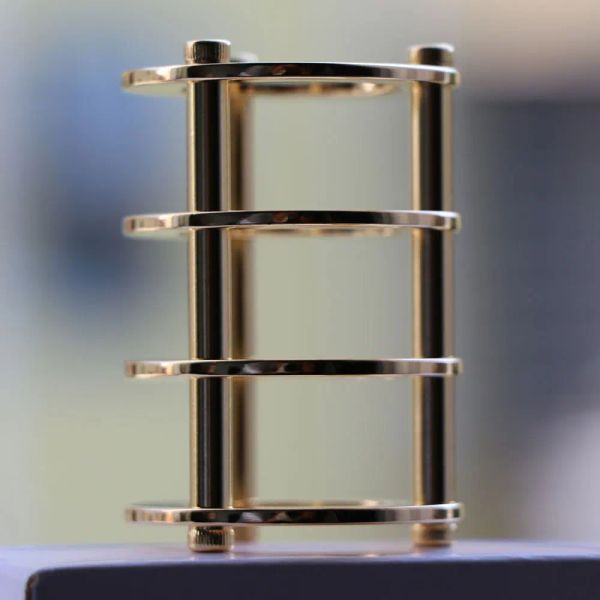 1PCS Brass Cover VACUUM Tube Guard Protector for 12AX7 ECC83 6DJ8 12AU7 12AT7 6922 5670 9Pin Tubes Vintage Audio Amplifier