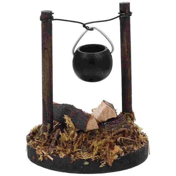 Doll House Accessories Dolls House Furniture Landscape Mini Toys Realistic Wooden House Decoration Children Cute H241022