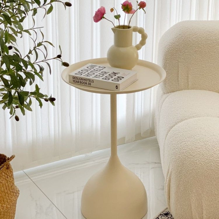 M9073 Iron small round table bedside storage table simple bedside table