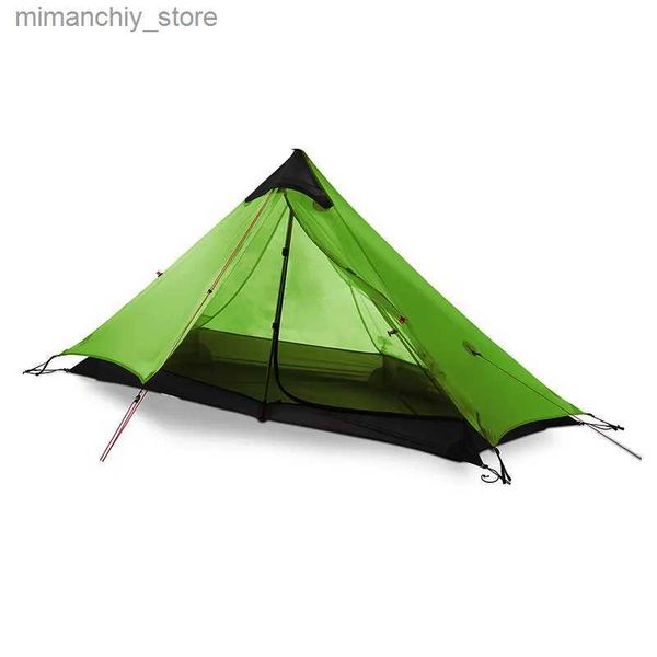 Tents and Shelters 2021 New Version 230cm 3F UL GEAR Lanshan 1 Ultralight Camping 3-4 Season 15D Silnylon Rodss Tent Q231117