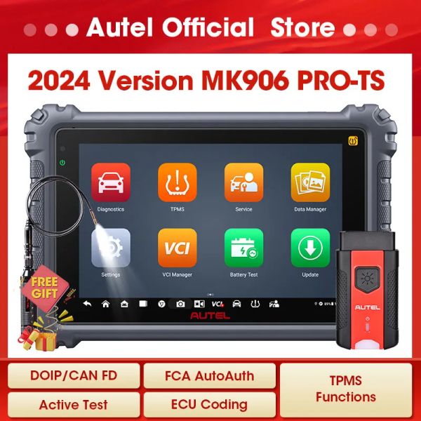 Car Diagnosis Autel MaxiCOM MK906 Pro-TS Complete TPMS Auto Diagnostic Scanner KEY Coding Tool Upgrade MS906BT-MS906TS