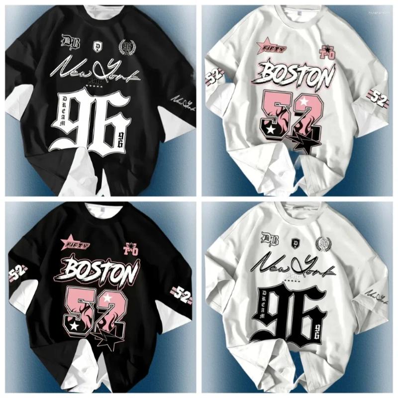 Men&#039;s T Shirts 2025 Summer Casual Breathable Comfortable Round Neck T-shirt 96 Size Printed Digital Baseball Jacket Sports Top