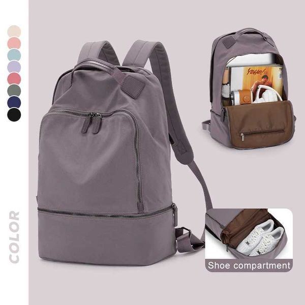 Fashion Woman s Large Capacity Backpack Laptop Bag Travel Backpack School Bags Girl Portable with Shoe Compartment 240906