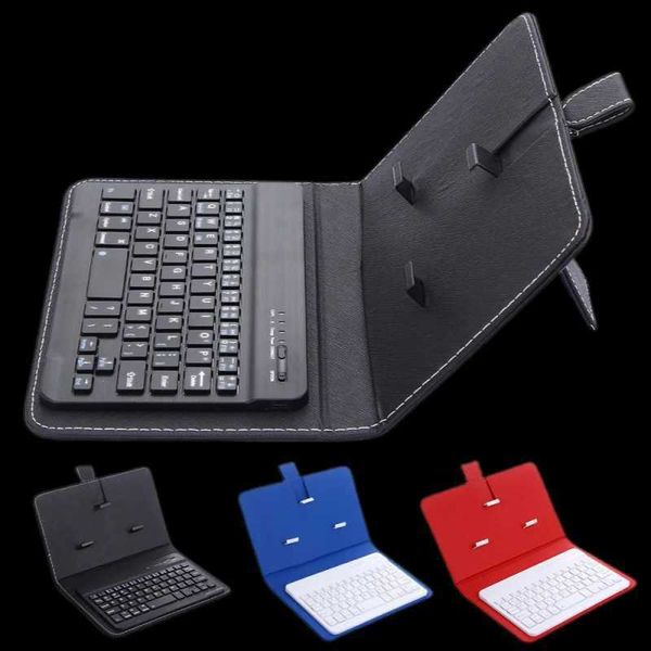 Keyboards Wireless Bluetooth Keyboard Magnetic Control Keyboard Holster Type Phone Tablet Computer Keyboard for Android Ios Windows z241127