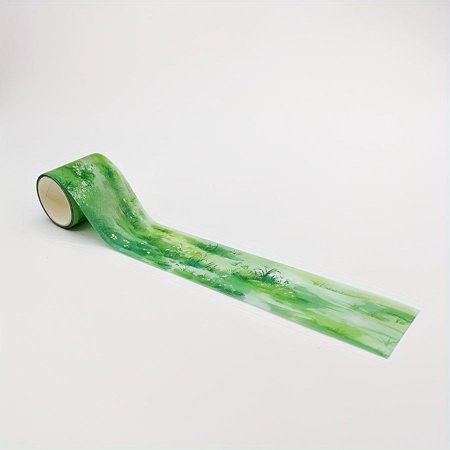 TEMU A Roll Of 2 Meters Of Ceenie Stone Pavement And Paper Tape Wood Floor Material With Release Paper Special Oil Handbook Sticker Tape