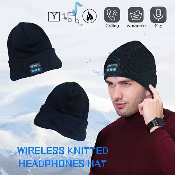 Winter Sports Hat W Music Music Wireless Set Hats Speaker Wireless Earphones Cap PhoneSC250116