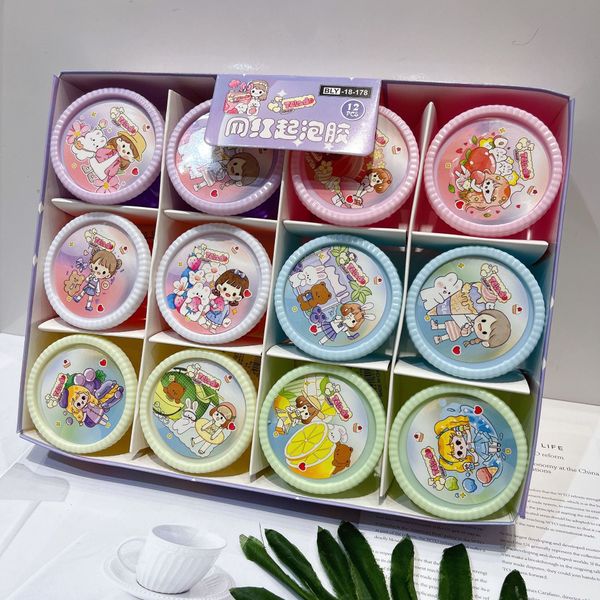 12pcs-lot Color Clear Slime Crystal Putty Soft Jelly Clay Fluffy Slime Non Sticky Educational Colorful DIY Cotton Mud Stretchy Toys 2212