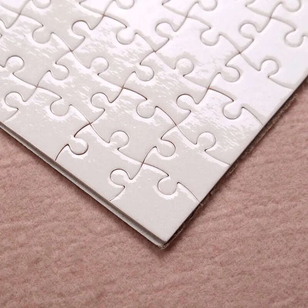 Wholesale Fedex Wholesale Size DIY Sublimation Puzzles Blanks Puzzle Jigsaw Heat Printing Transfer Local Return Gift Pc Rectangle White Cust
