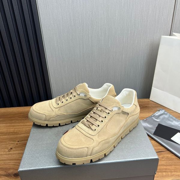 High End Men's Shoes P Designer 2025 Novos sapatos de tabuleiro casual Sapatos de tábua masculina casual Sapatos casuais anti Slip