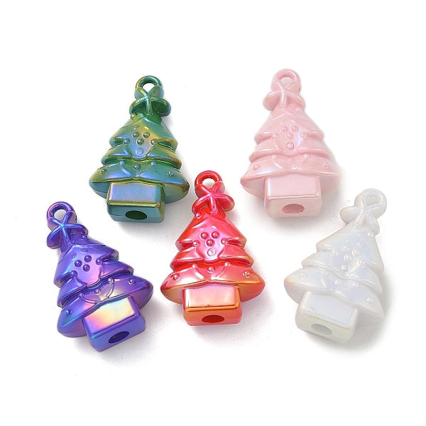 Pendentifs en acrylique à placage UV sur le thème de Noël