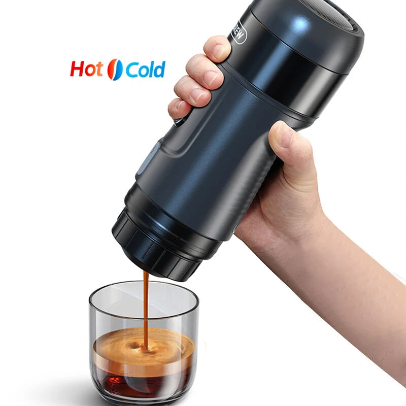 [EU Direct] HiBREW H4A portable coffee machine for car & home DC12V expresso coffee maker fit Nexpresso Dolce Pod capsul
