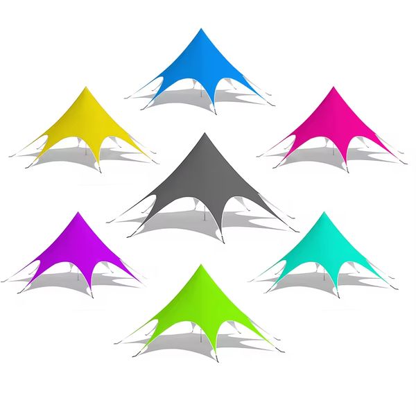 White Beige Color Canopy Double Stand Spider Sunshade Marquee Star Tent for Events