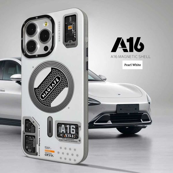 Cell Phone Cases Luxury matte magnetic phone case suitable for iPhone 15 ProMax 12 13 14 Pro Max 15 Pro 15Plus Magsafe wireless charging sho