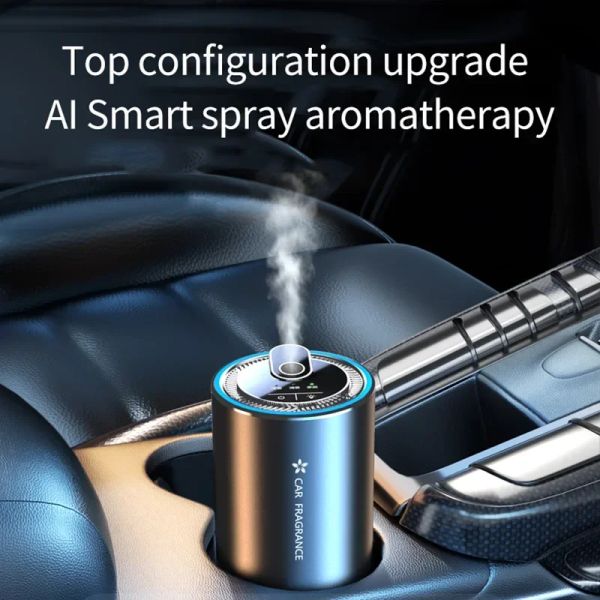 Car Perfume Air Freshener Essential Oil Fragrance Diffuser Smell Distributor USB Rechargeable Aromatherapy Scent Air Refresher