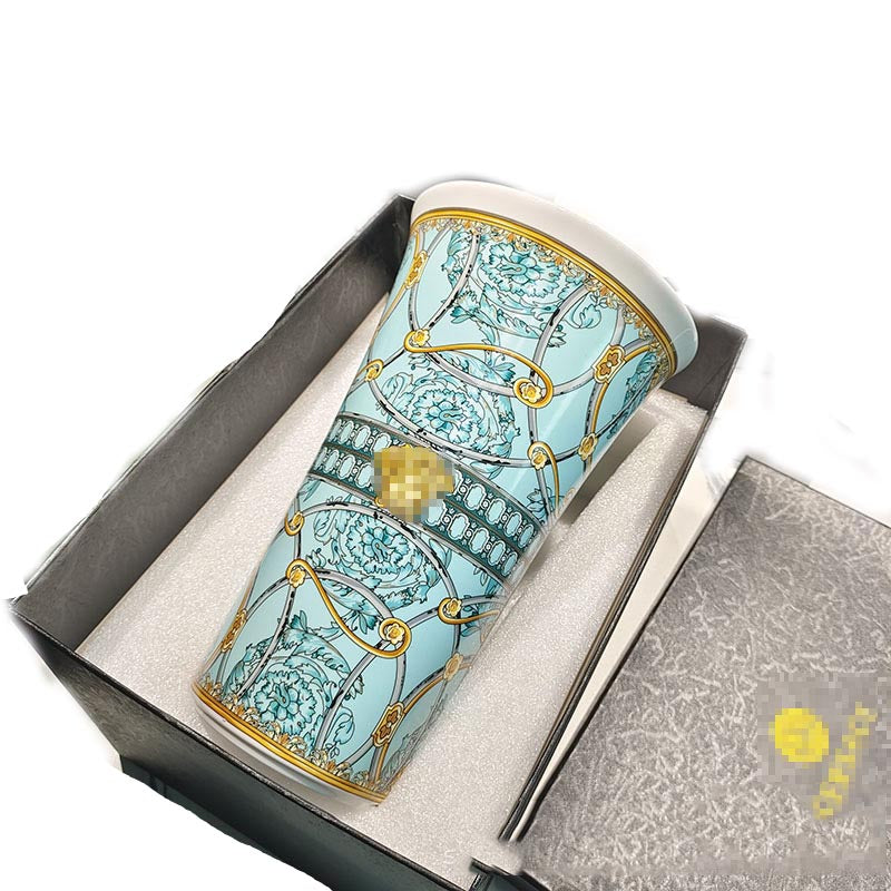 Ceramic vase living room TV cabinet wer arrangement European table decorations furnishings gift