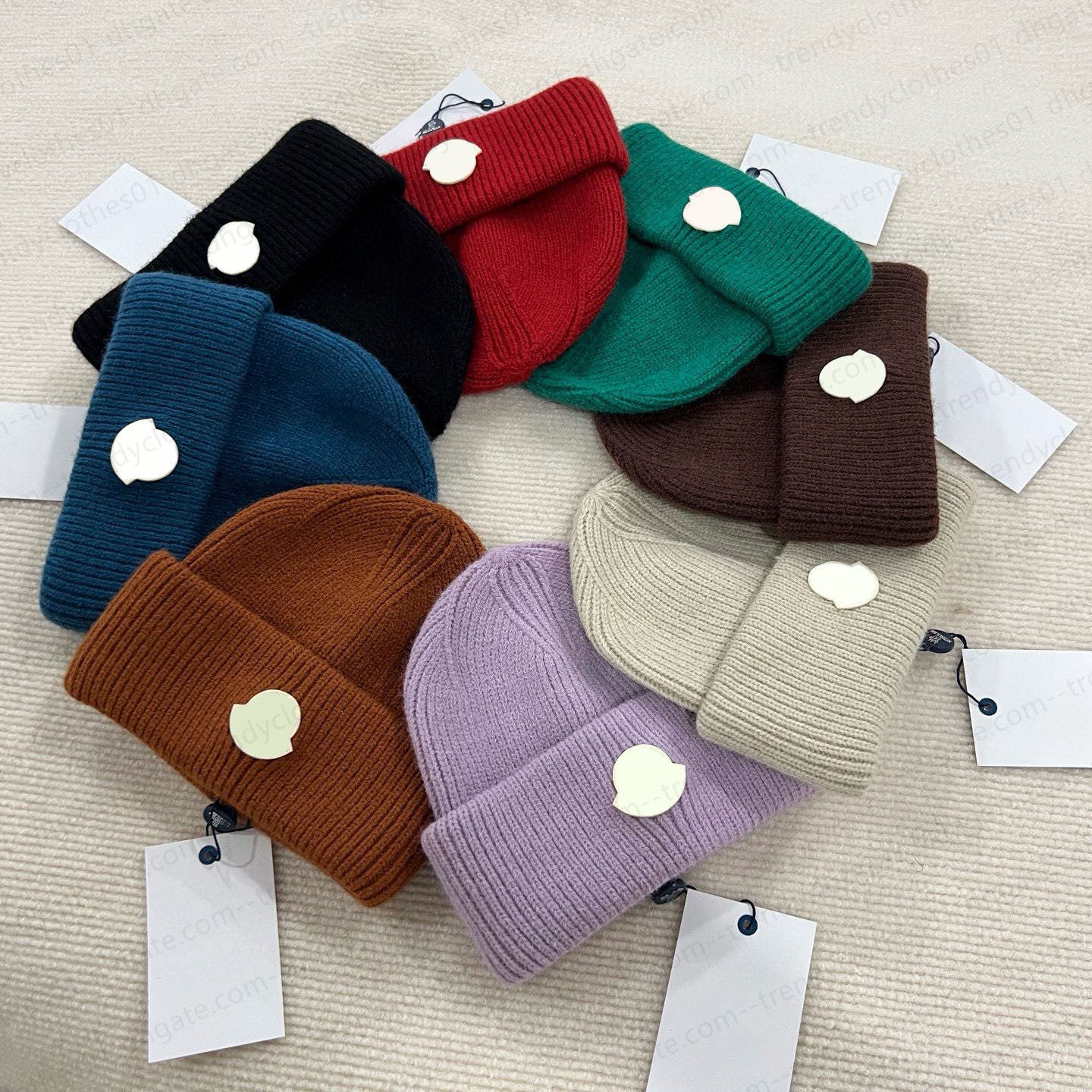 Kids Boys girls knitted beanies hats fashion designer winter crochet knitting girl boy caps warm windproof childrens skull stretchy baby hat