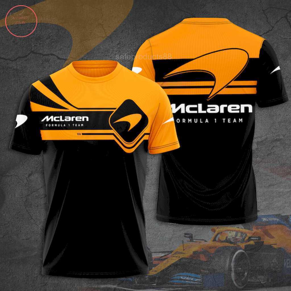 Mens T-Shirts 2024 Mclaren F1 3D Printed Formula Racing T Shirt Oversized Tracksuit Jacket Summer Top. High Quality Clothing 0642 4Ab8