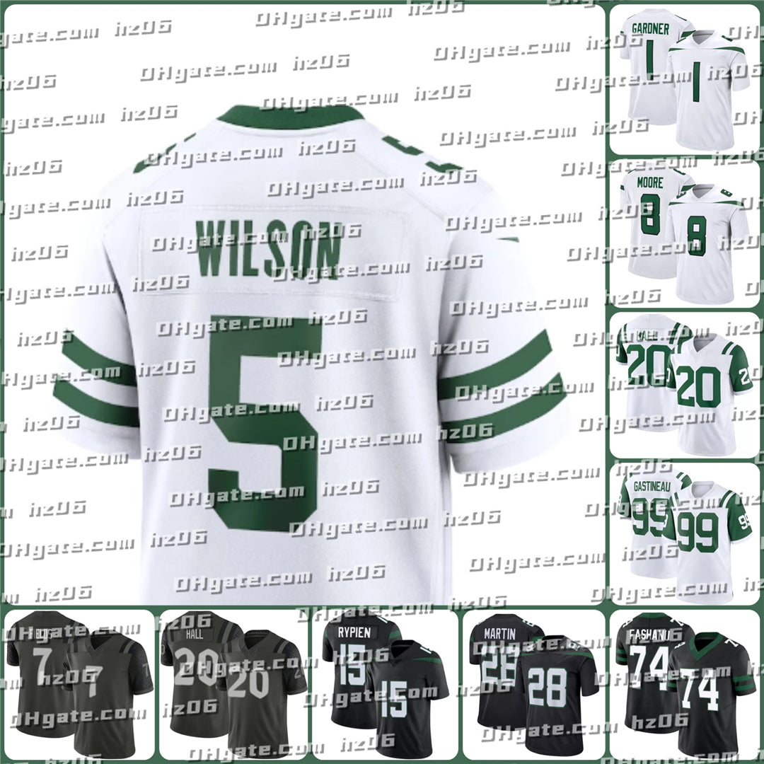 jets Jersey 8 Aaron Rodgers Ahmad Sauce Darrelle Revis Breece Hall Joe Namath Quinnen Jermaine Johnson II Quincy Williams Arctic Camo 2024 Football