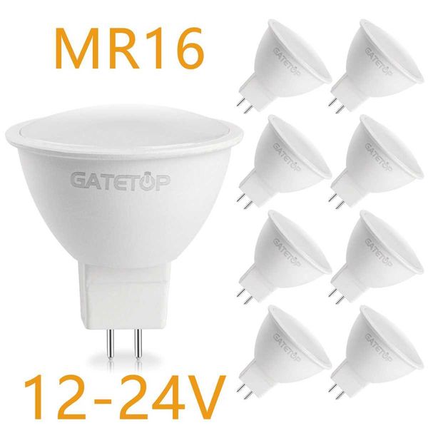 4-20PC LED GU5.3 spotlight low voltage AC-DC 12V-24V flicker free warm white light 3W 5W 6W 7W can replace 50W 25W halogen lamp CL240826